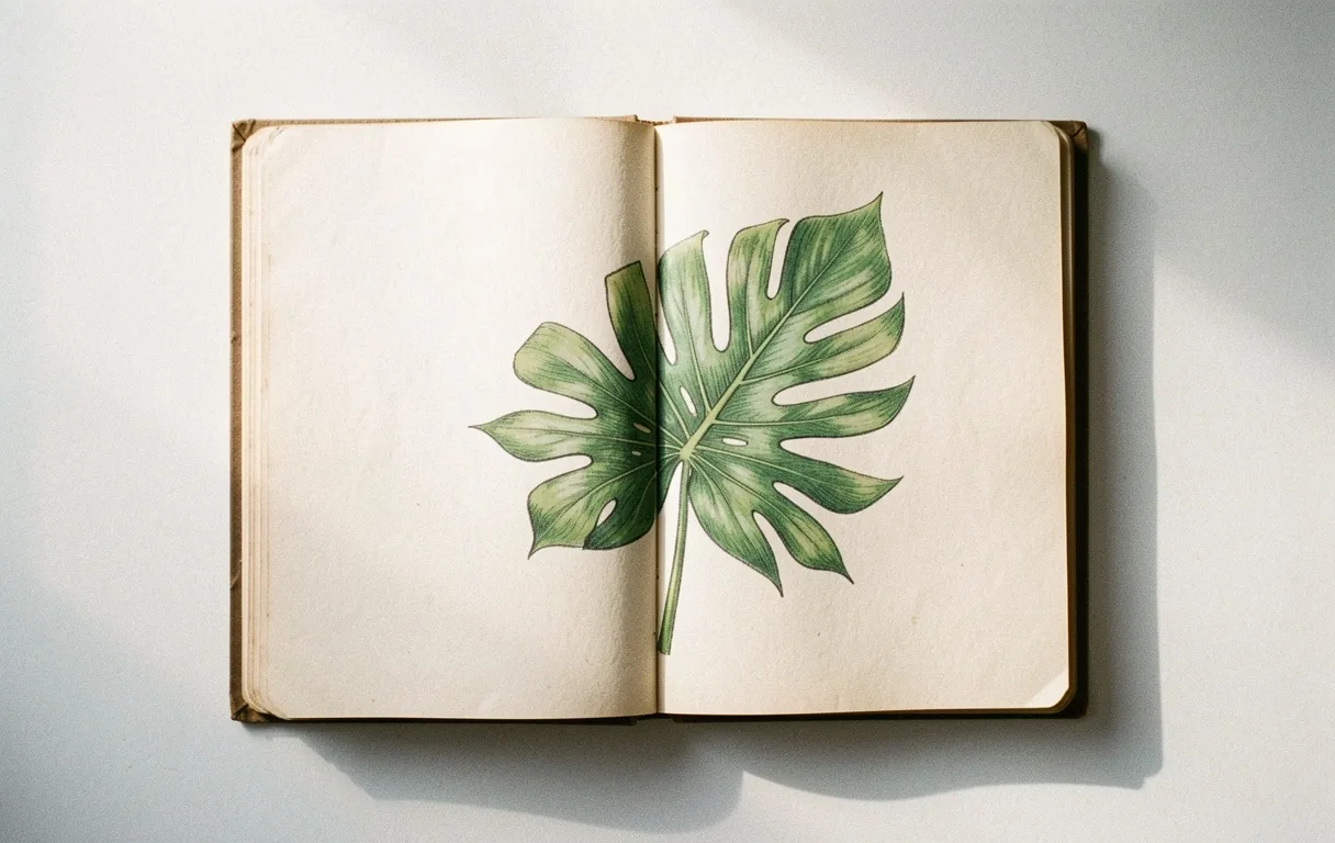 Botanical research sketchbook at Nusantara Fokus